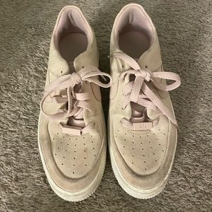 Gently Used Nude Air Force 1s